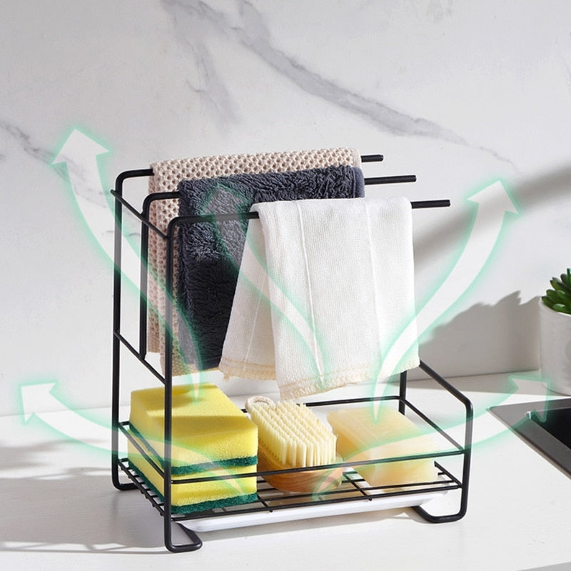 Sikunuo | Kitchen Sink Detachable Organizer Rack