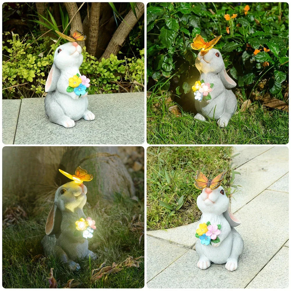 Sikunuo | Butterfly and Flower Bunny Garden Light