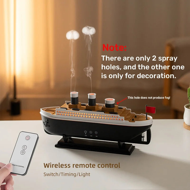 Sikunuo | Luxury Ocean Liner Electric Aromatherapy Air Humidifier