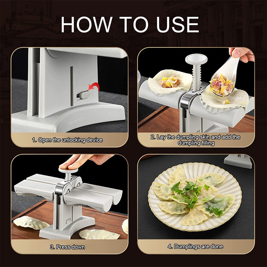 Sikunuo | Full Automatic Double Dumpling Maker