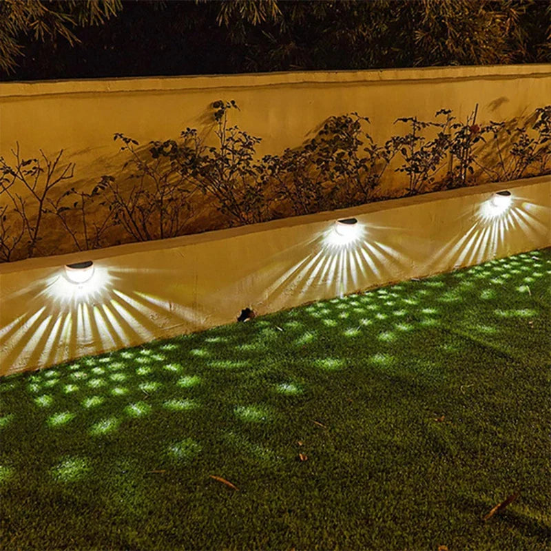 Sikunuo | Outdoor Waterproof Solar LED Patio Wall Lamp