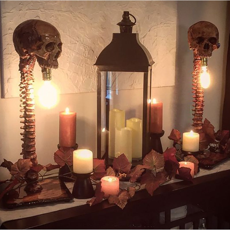 Sikunuo | Skeleton Skull Table Lamp