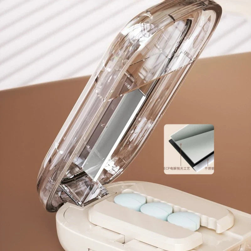 Sikunuo | Pocket Size Dustproof Pill Cutter Organizer
