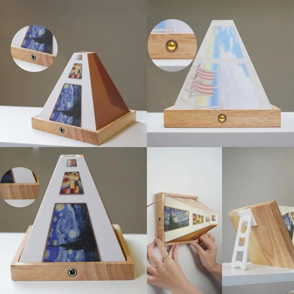 Sikunuo | 3D Vision Play Wall Lamp Art