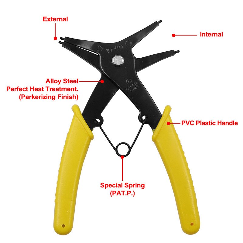 Sikunuo | 2in1 Snap Ring Pliers Tool