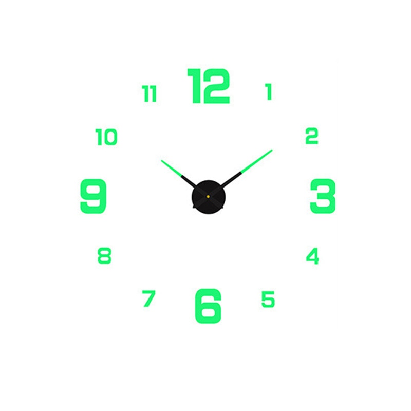 Sikunuo | 3D Luminous Silent Wall Clock