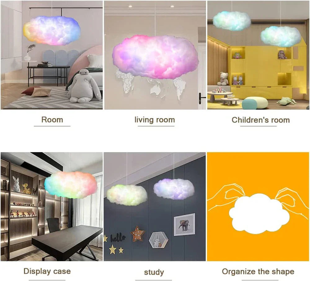 Sikunuo | Cloudscape Glow 3D Cloud Smart Bedroom Light