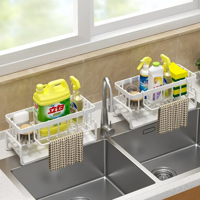 Sikunuo | Easy Smart Sliding Rack Sink Organizer