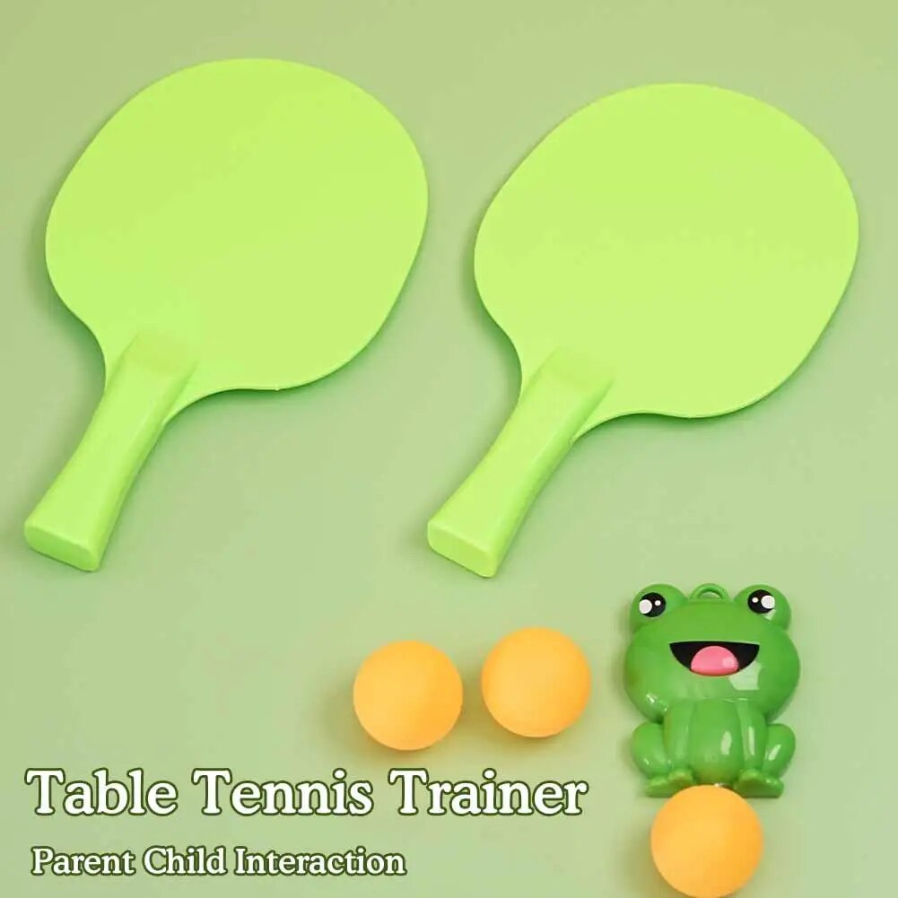 Sikunuo | Froggy Paddle Play Indoor Table Tennis Trainer Set