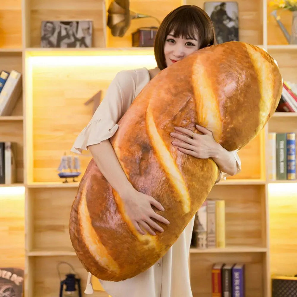Sikunuo | Large Bread Soft Washable Plush Pillow