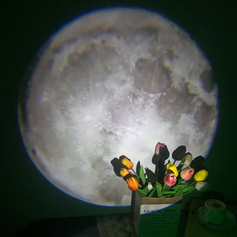 Sikunuo | Mini Moon Projector Atmosphere Lamp