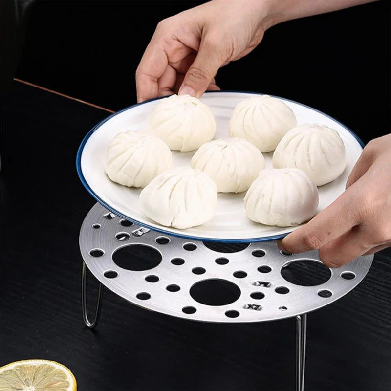 Sikunuo | Stainless Steel Chef's Choice Steamer Fryer Rack