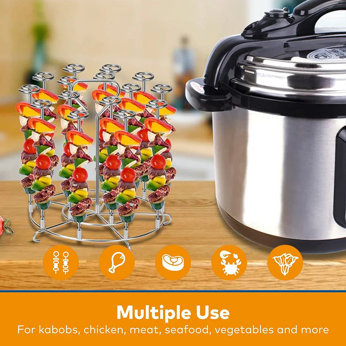 Sikunuo | Air Fryer Vertical Kebab Maker Stand