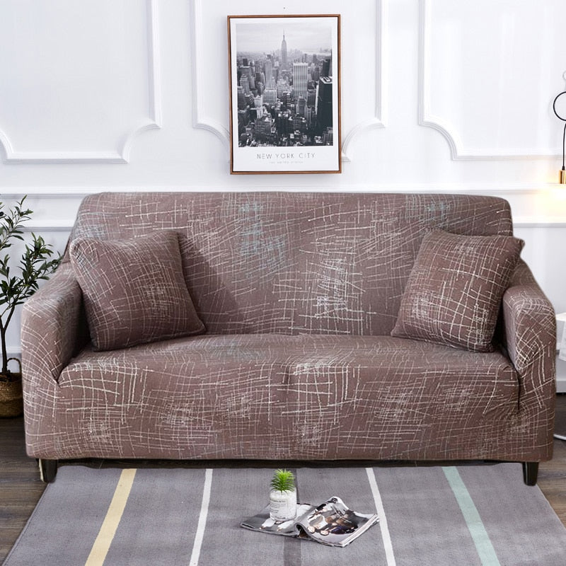 Sikunuo | Modern Non-slip Colorful Elastic Sofa Cover