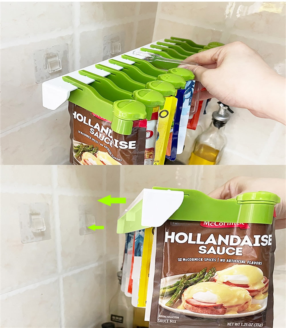 Sikunuo | Wall-Mounted Hang Around Seasoning Station Rack