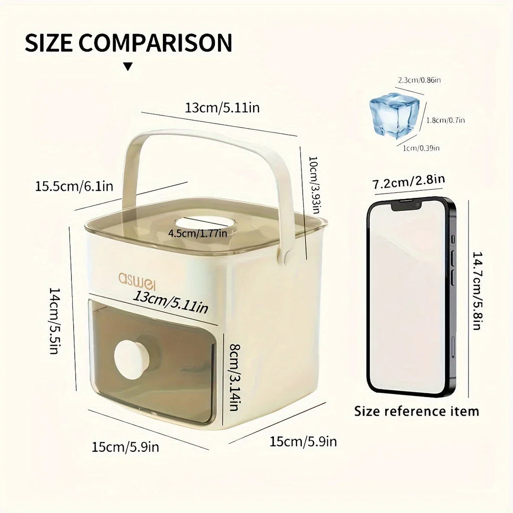 Sikunuo | 48-Grid Easy Ice Cube Maker Machine