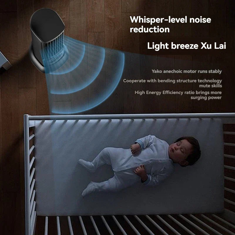 Sikunuo | Towerless Ultra Cool Air Conditioning Desktop Fan