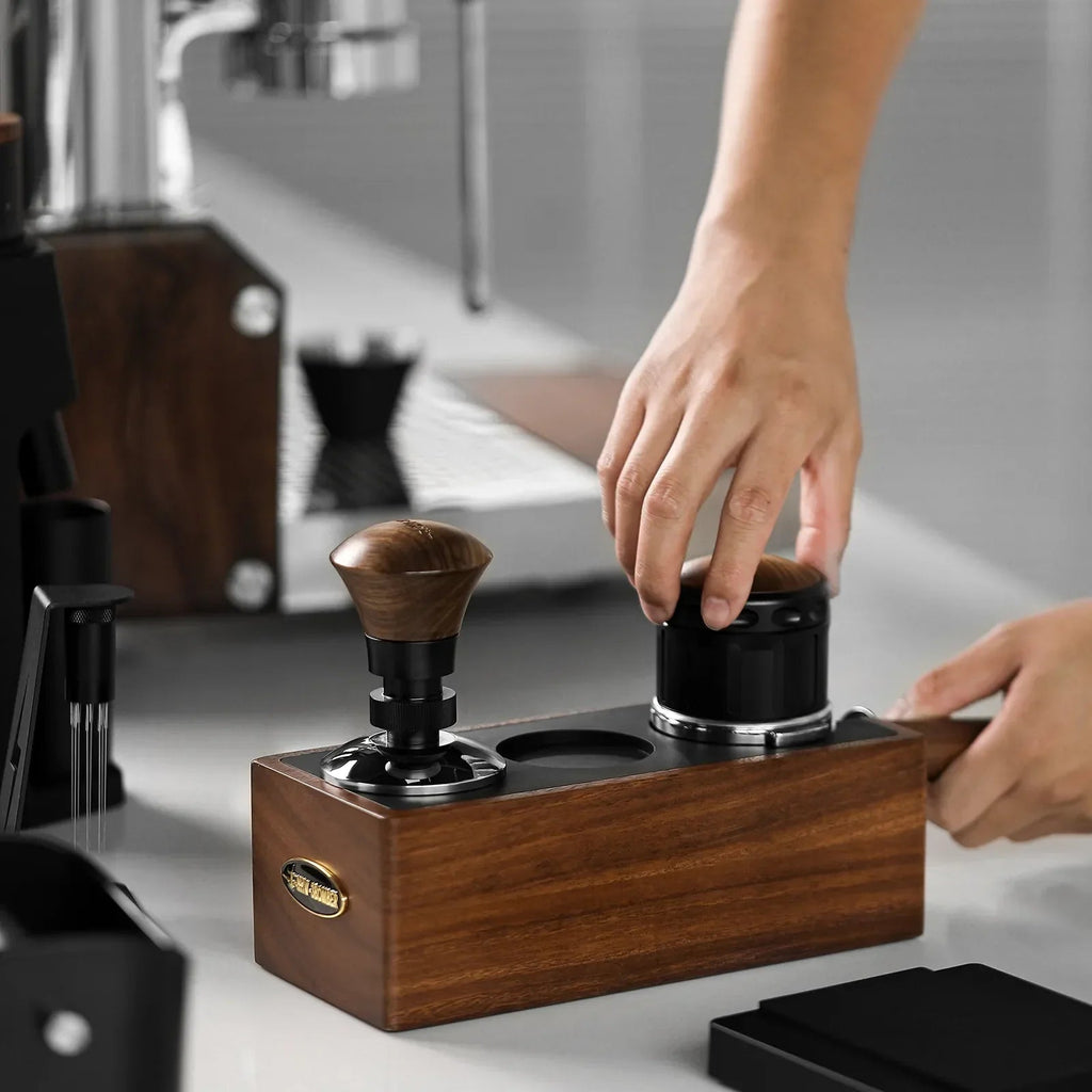 Sikunuo | Barista Favorite Vintage Storage Box Tamper Station