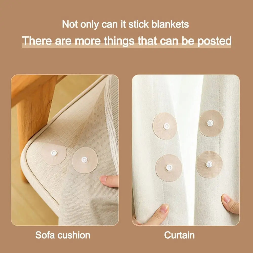 Sikunuo | Stay Put Anti-Slip Easy Duvet Cover Snap Clip Set
