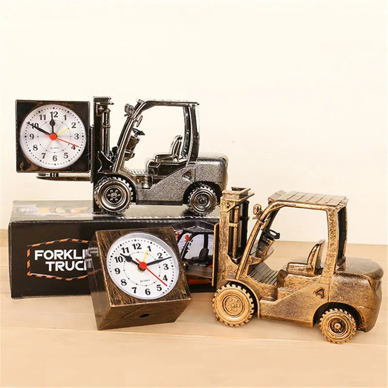 Sikunuo | Retro Forklift Unique Digital Clock