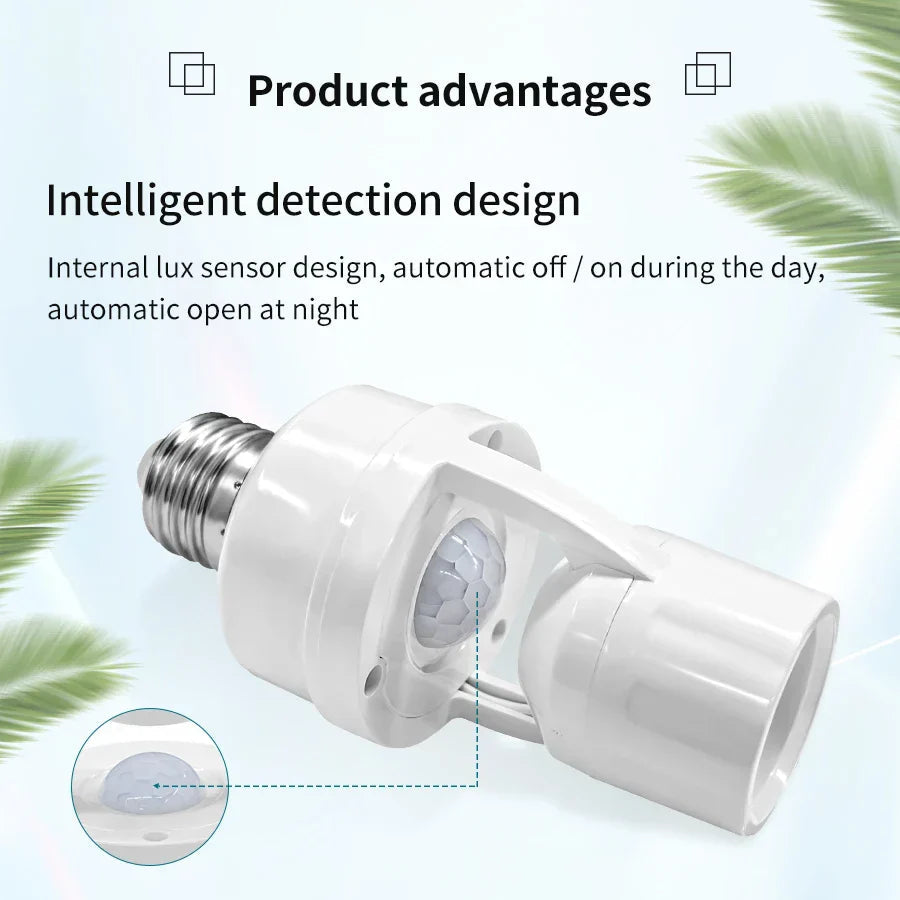Sikunuo | Motion-Activated Adjustable Smart Light Socket