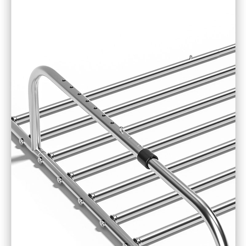 Sikunuo | Stainless Steel Foldable Balcony Clothes Hanger