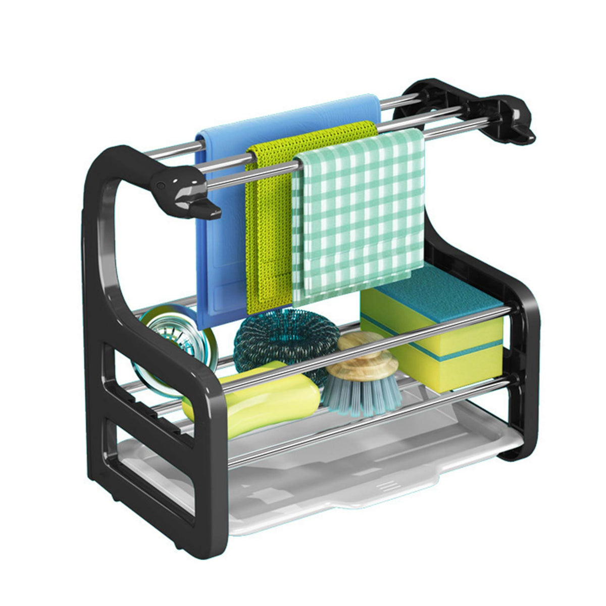 Sikunuo | Creative Kitchen Sponge Holder Drain Rack