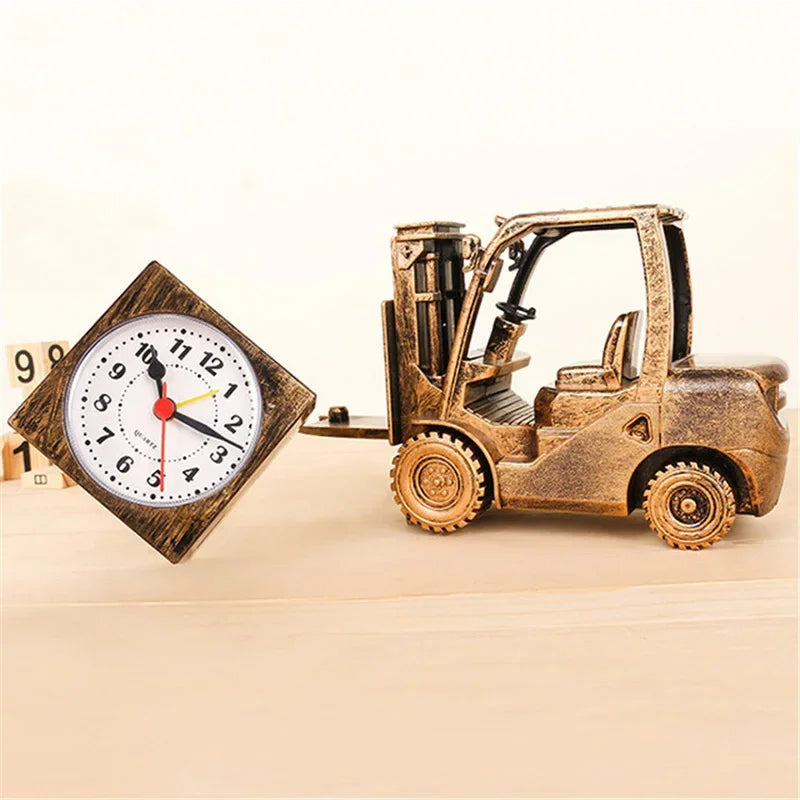 Sikunuo | Retro Forklift Unique Digital Clock