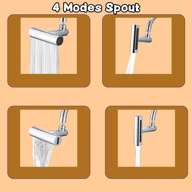 Sikunuo | Multifunctional Waterfall Modern Kitchen Matte Faucet