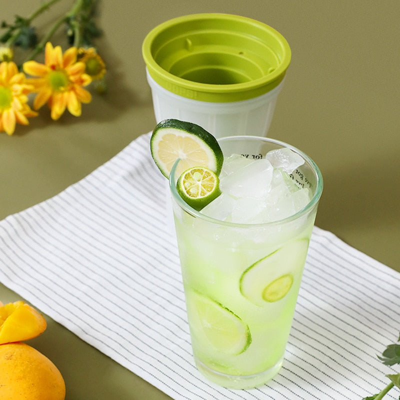 Sikunuo | DIY Smoothie Double Layer Ice Maker Cup