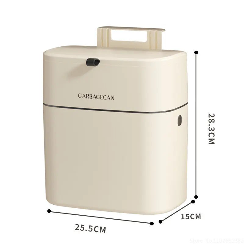 Sikunuo | Space-Saver Hangable Home Mini Trash Bin