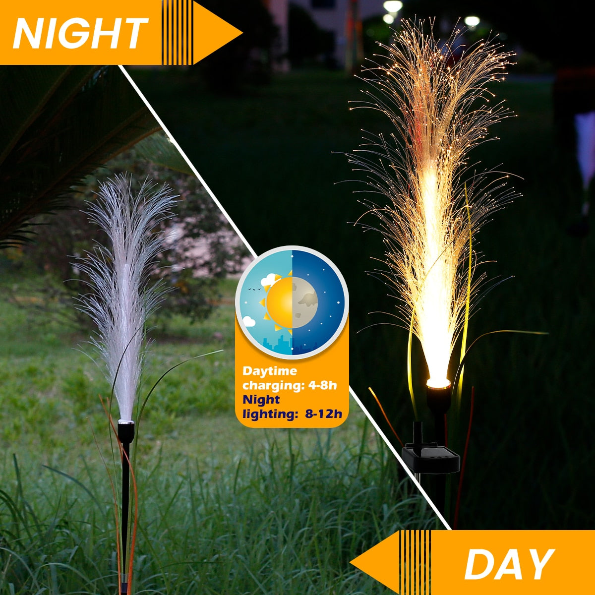 Sikunuo | Outdoor Solar Waterproof Reed Garden Lights