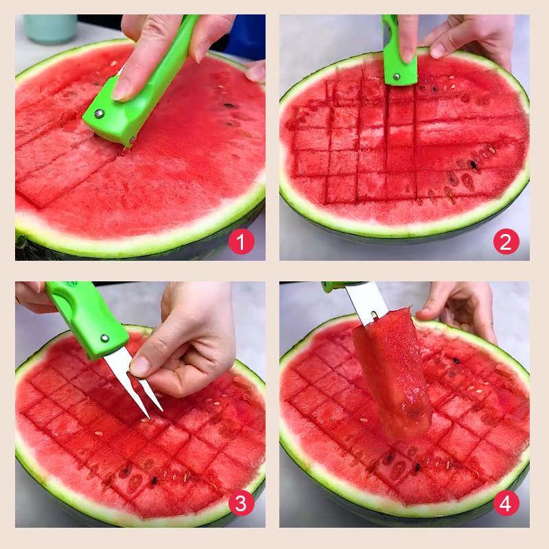 Sikunuo | 3in1 Creative Watermelon Slicer Tool