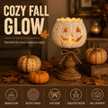 White Pumpkin Tealight Candle Holder