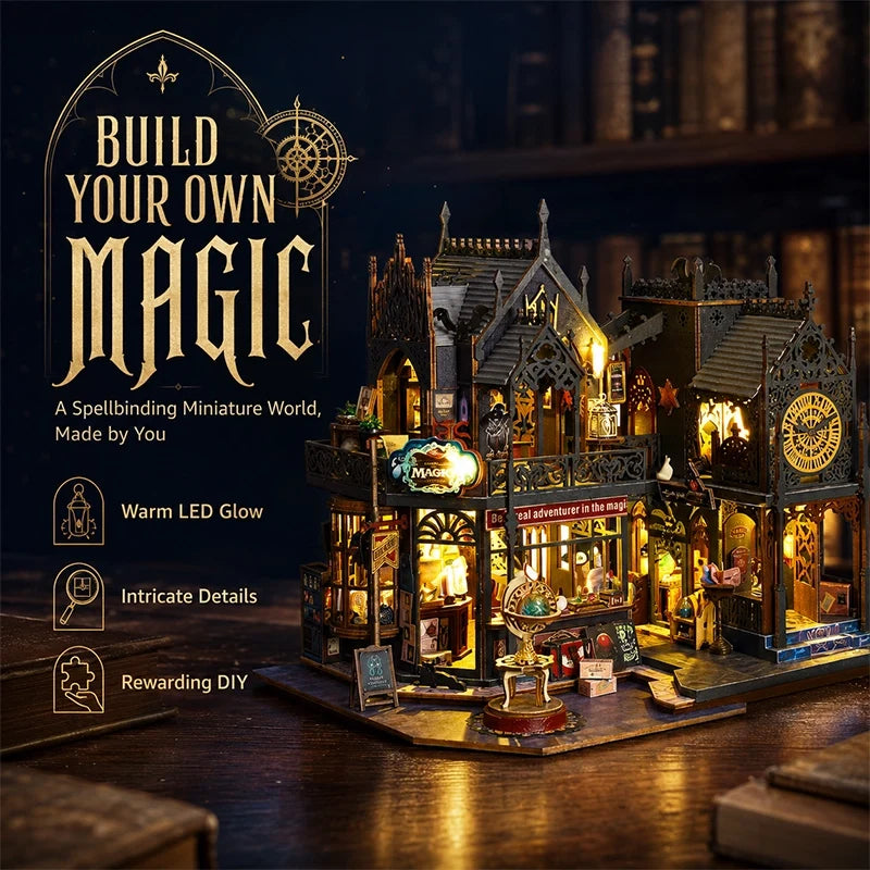 DIY Holo Magic City Miniature House Kit
