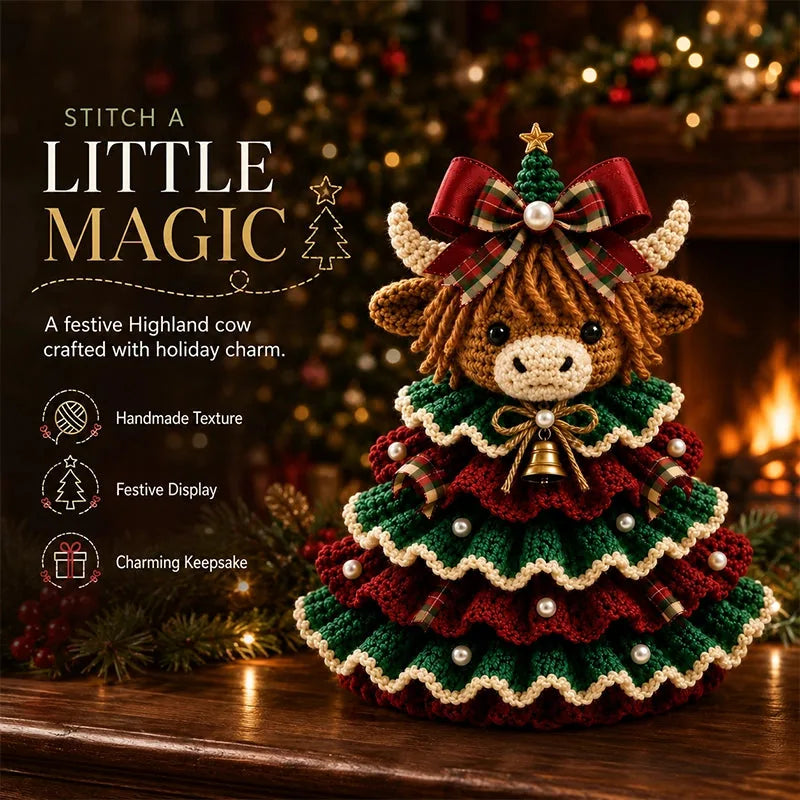 DIY Crochet Animal Christmas Tree Kit – 11 Designs