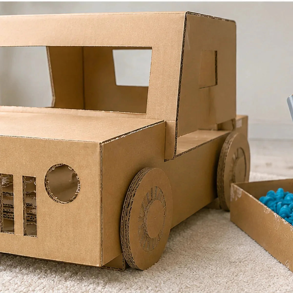 Kids Cardboard Cutting and Building Tool Set