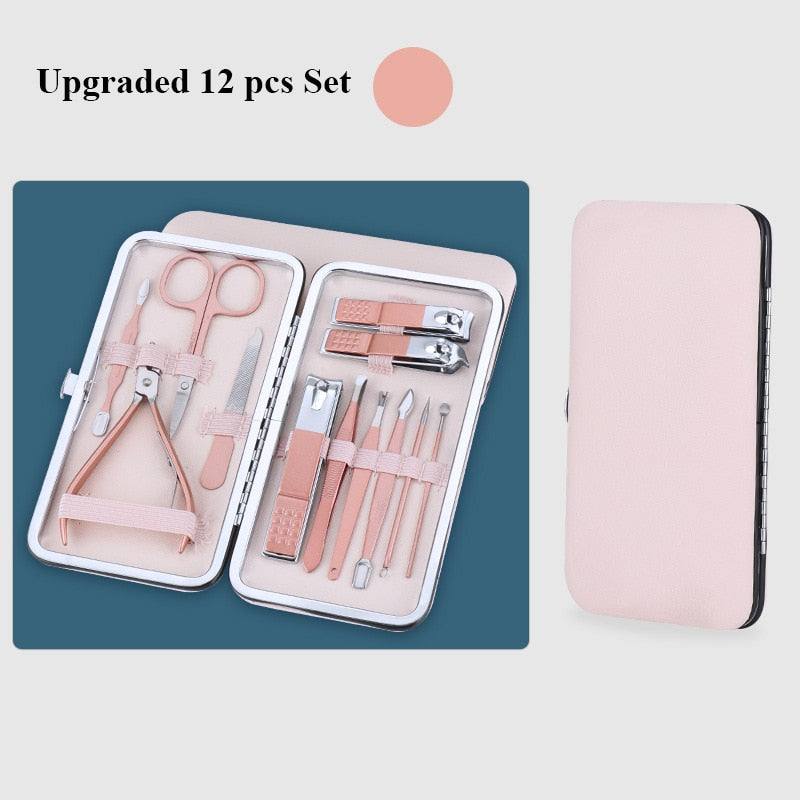 Sikunuo | Deluxe Detail Stainless Steel Manicure Tool Set