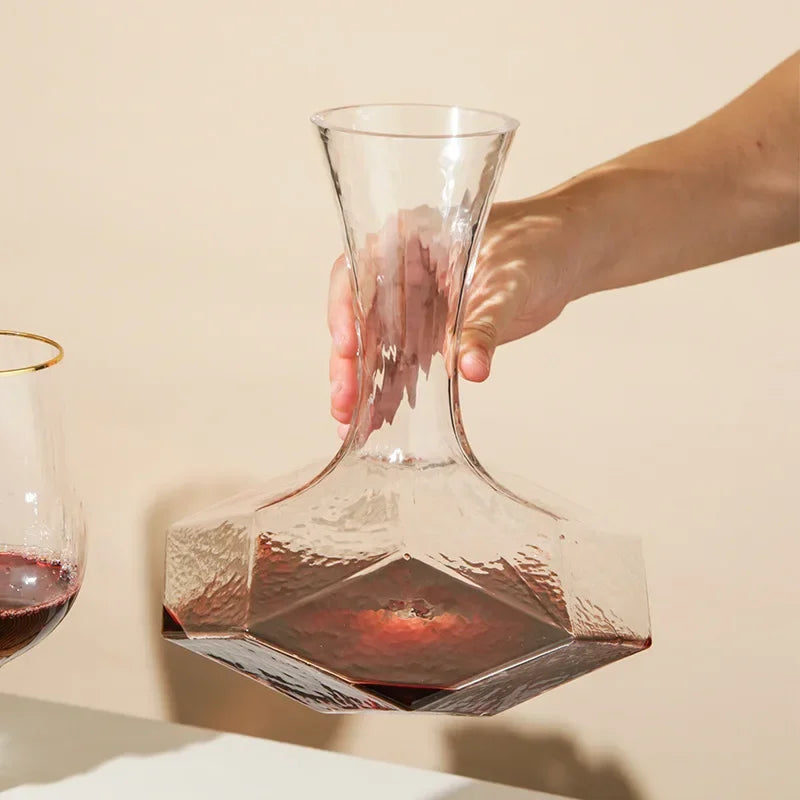 Sikunuo | Irregular Crystal Glass Wine Decanter
