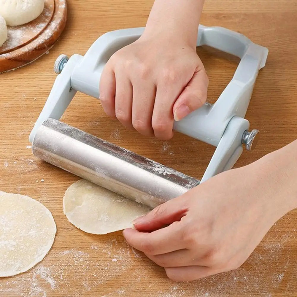Sikunuo | Easy Dough Maker Baking Stainless Steel Roller