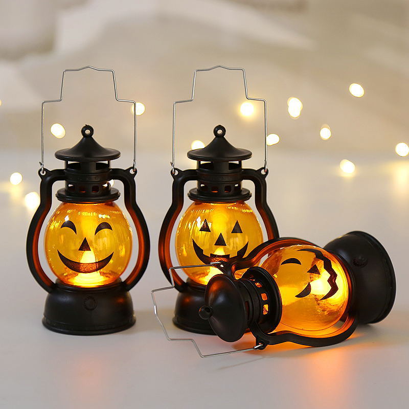 Sikunuo | Mini Halloween Scary Pumpkin Hanging Lamp