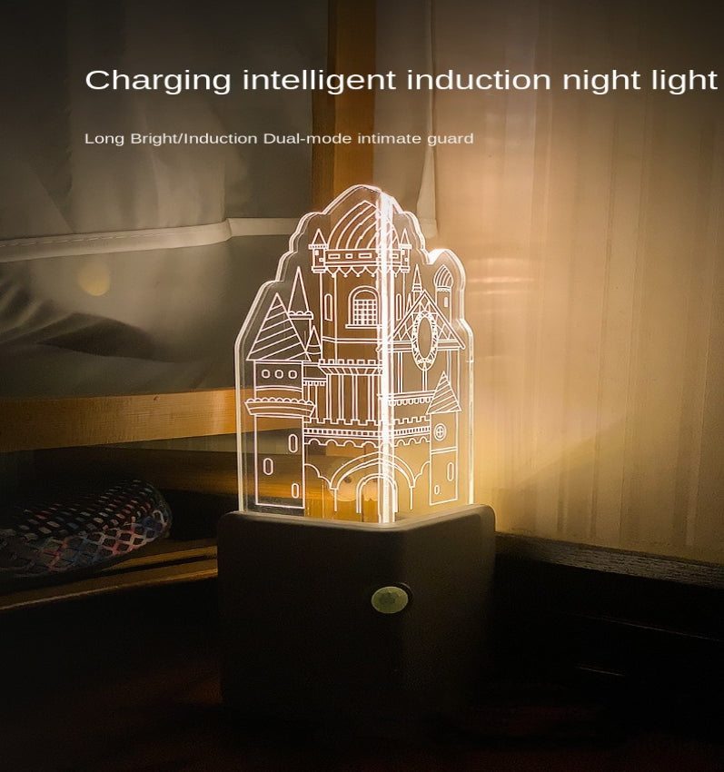 Sikunuo | 3D LED Rechargeable Wall Night Lamp
