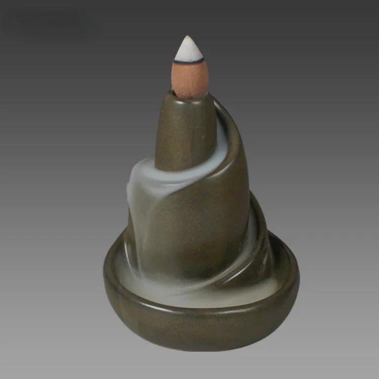 Sikunuo | Black River Ceramic Backflow Incense Burner