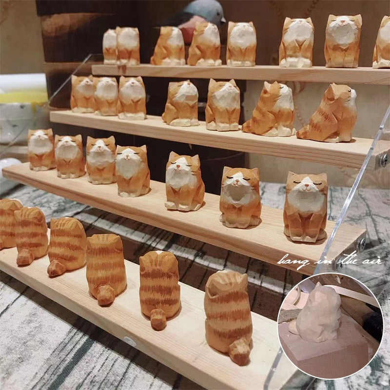 Sikunuo | Handmade Wooden Cute Pet Figurines