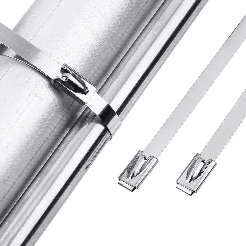 Sikunuo | Heavy-Duty Stainless Steel Cable Zip Ties