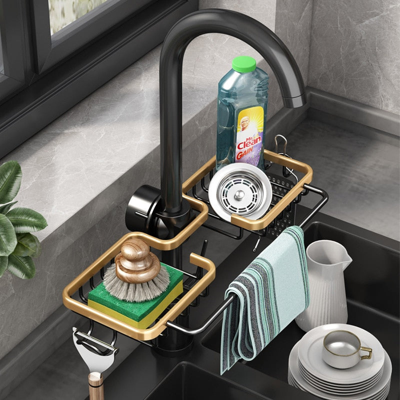 Sikunuo | Kitchen Organizer Sink Drain Rack