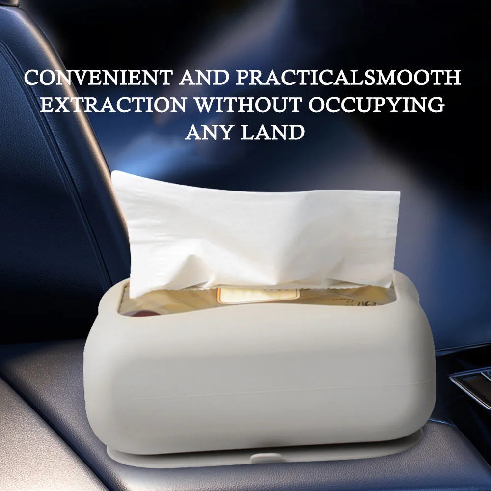 Sikunuo | Minimalist Design Suction Wall-Mounted Tissue Dispenser