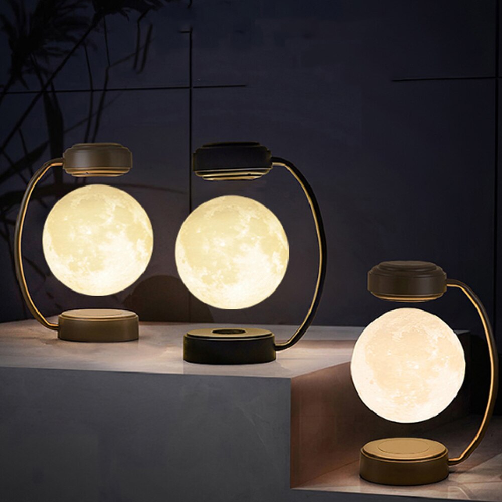 Sikunuo | 3D Magnetic Levitating Moon Night Lamp