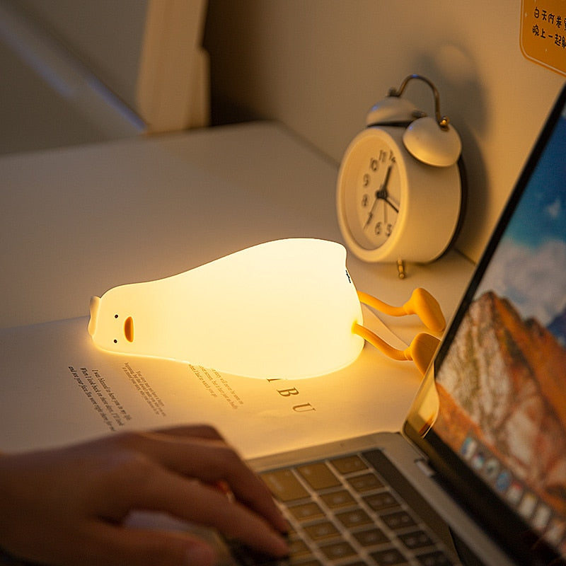 Sikunuo | Lazy Flat Duck Atmosphere Night Lamp