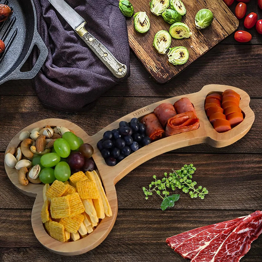 Sikunuo | Funny Adult-Themed Multi-Compartment Serving Board